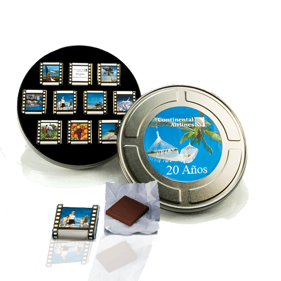 Film cans with neapolitans