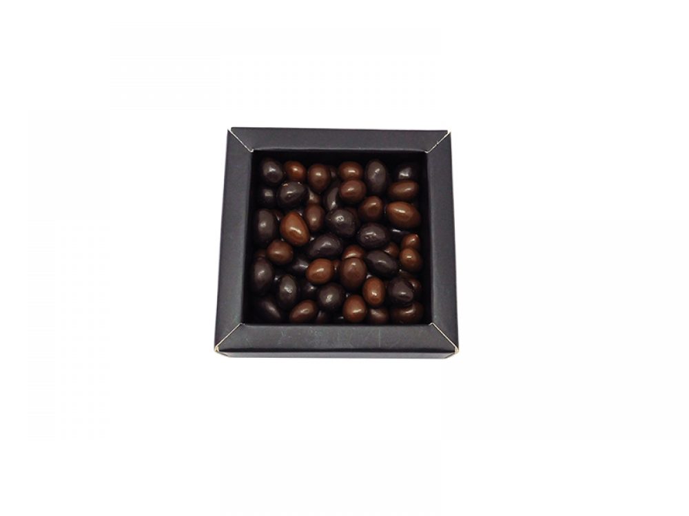 Triple mini box with chocolate