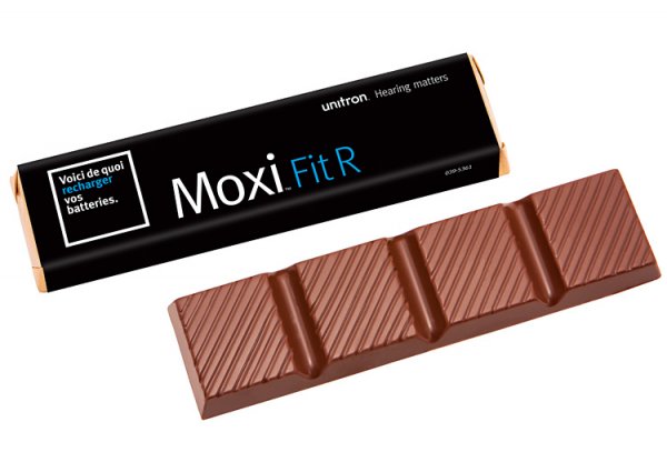 Promotion Chocolate bars with 4 segments