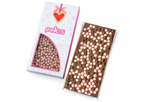 Promotion decorated belgian chocolate 100 g