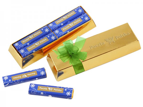 Promotion set of 8 milk chocolates