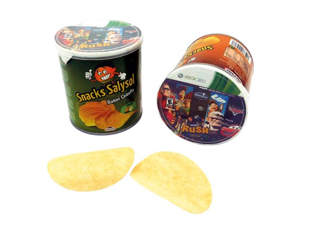 Promotional potato chips