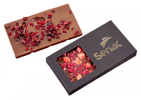 Small chocolates with lyophilized fruit bits 50 g