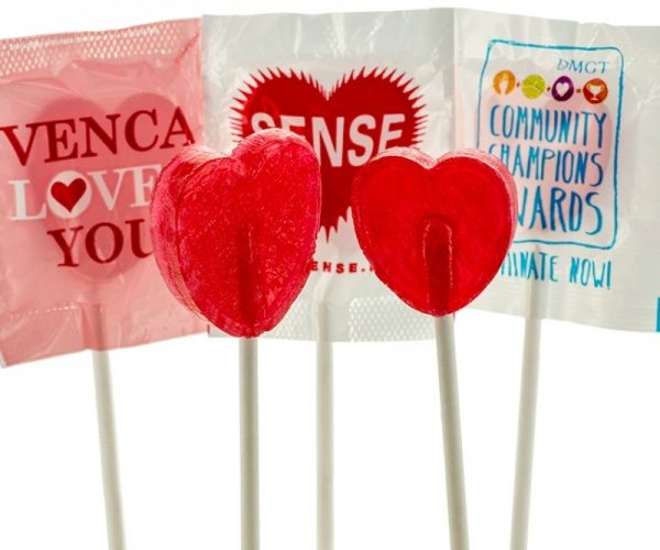 Valentine Lollipop Heart