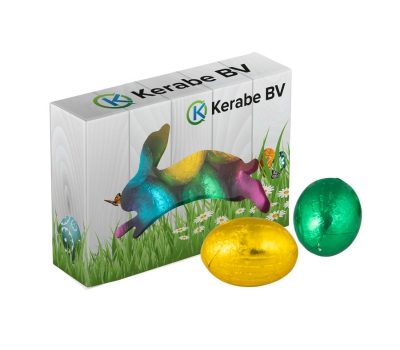 Box with Easter eggs