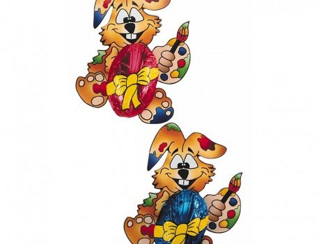 Chocolate Artist Bunny