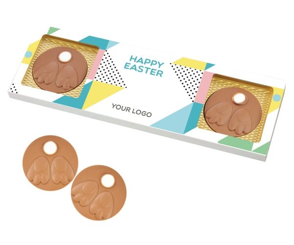 Easter 4 chocolates Bunny Tail