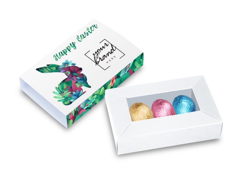 Easter chocolates eggs 3 pcs in box