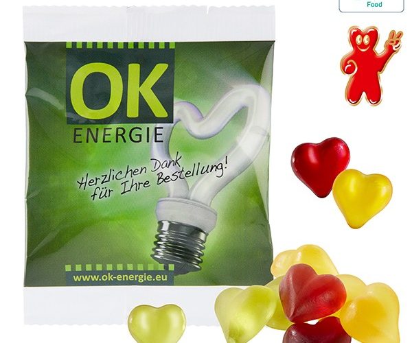 Promotion Fruit Gum Hearts