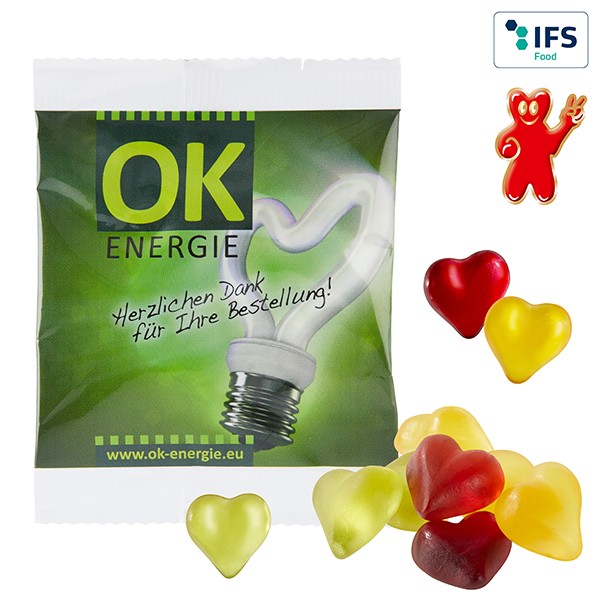 Promotion Fruit Gum Hearts