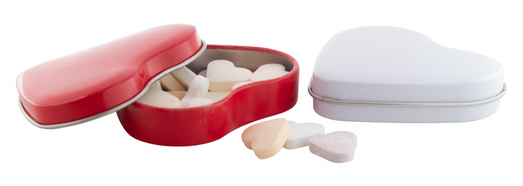Promotion Heart shaped tin box