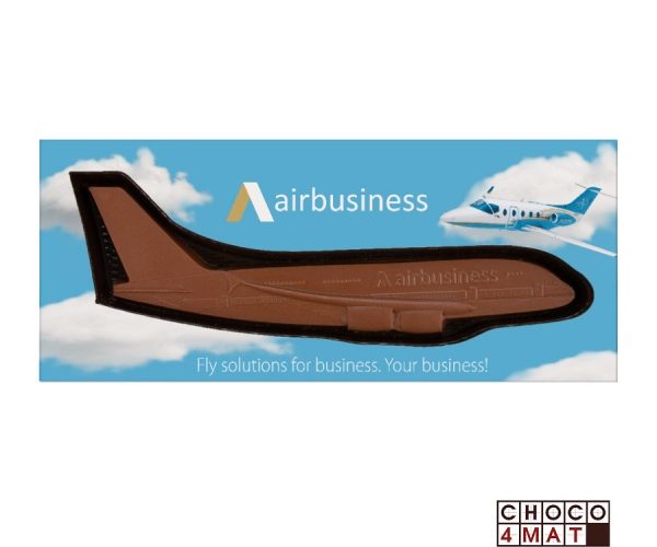 Promotion chocolate airplane