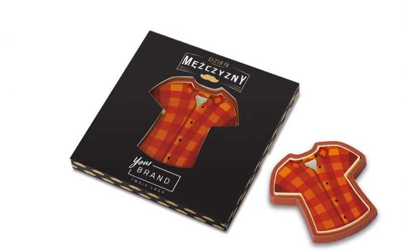 Promotion chocolate t-shirt for man’s day