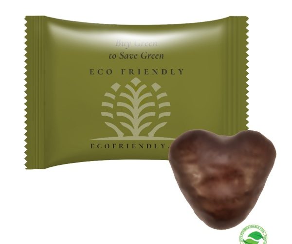 Promotion gingerbread heart in chocolate 11g