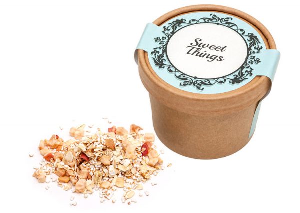 Promotion healthy oatmeal in eco cup