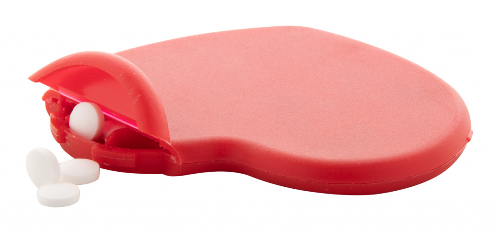 Promotion heart shaped box with sugar-free mint candies 8 g
