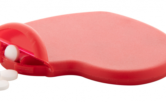 Promotion heart shaped box with sugar-free mint candies 8 g