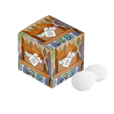 Promotion square box with 17g Compli'mints