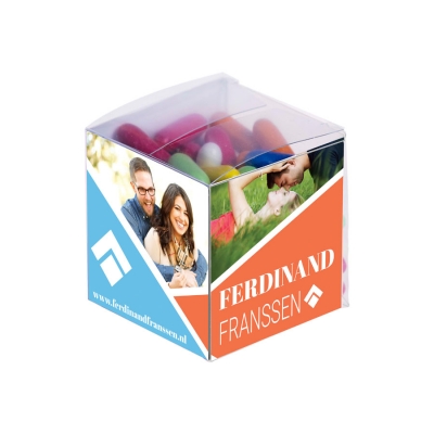 Promotion transparent cube liquorice sticks 85 g