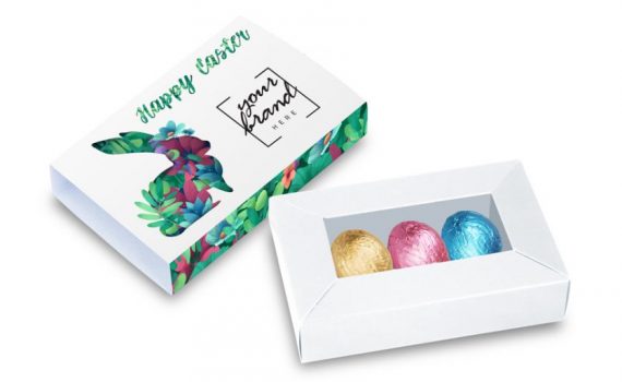 Easter 3 pcs chocolates in a box