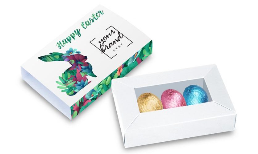 Easter 3 pcs chocolates in a box
