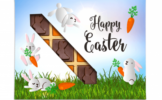 Easter Tic Tac Toe Chocolate Box