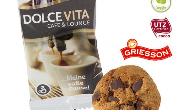 Promotion cookie with milk and dark chocolate chips