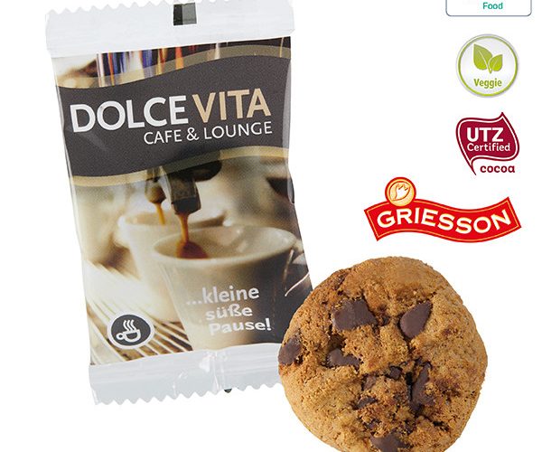 Promotion cookie with milk and dark chocolate chips