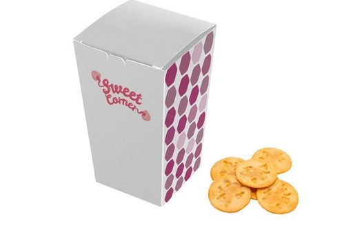 Promotion fragile round slices in paper box