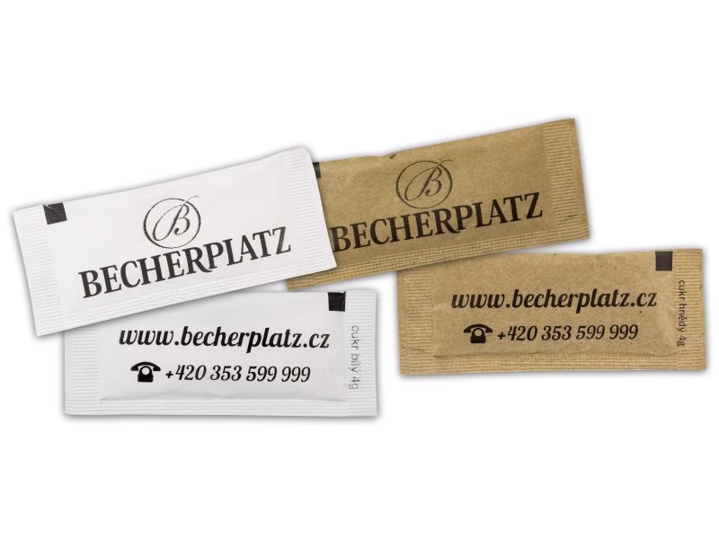 White sugar 4 g bag or tube