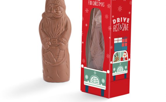 Chocolate Santa Claus