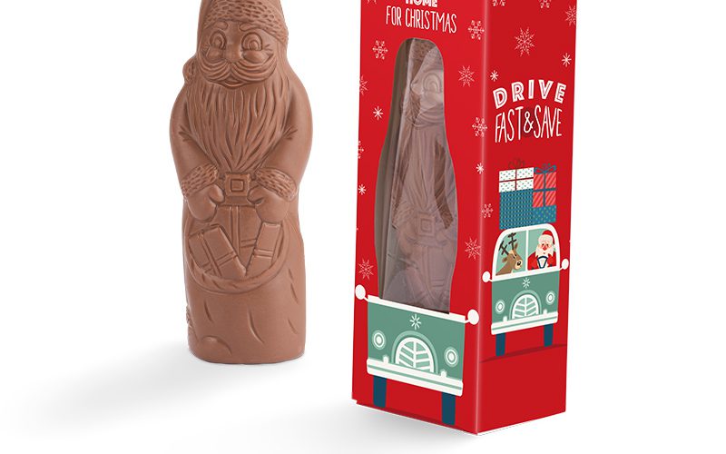Chocolate Santa Claus