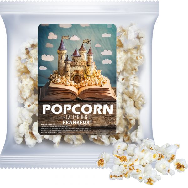 Popcorn sweet 20g, express maxi bag with label