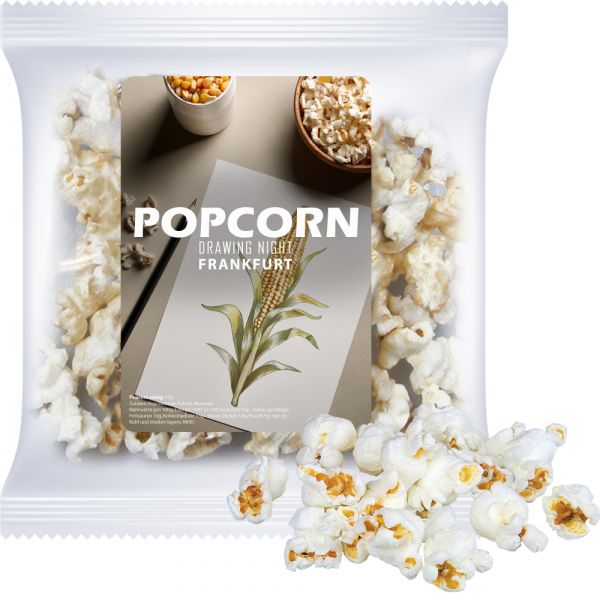Popcorn salty 10g, express maxi bag with label