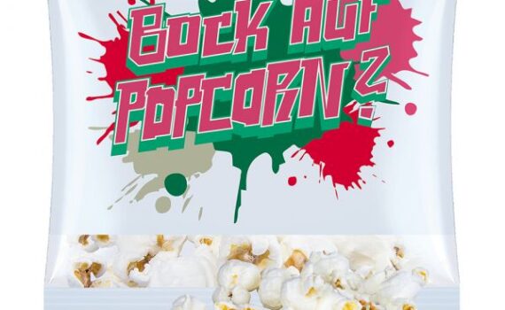 Advertising popcorn sweet 20g, maxi promotional bag