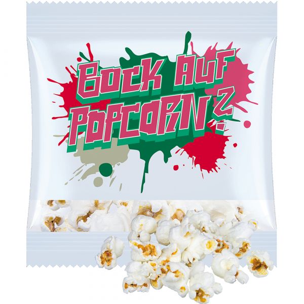 Advertising popcorn sweet 20g, maxi promotional bag
