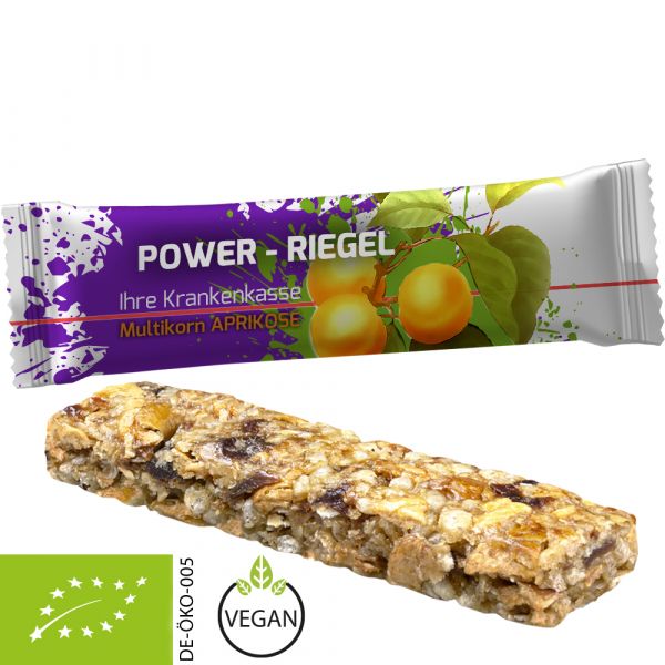 Organic cereal bar apricot, 30g, advertising flowpack
